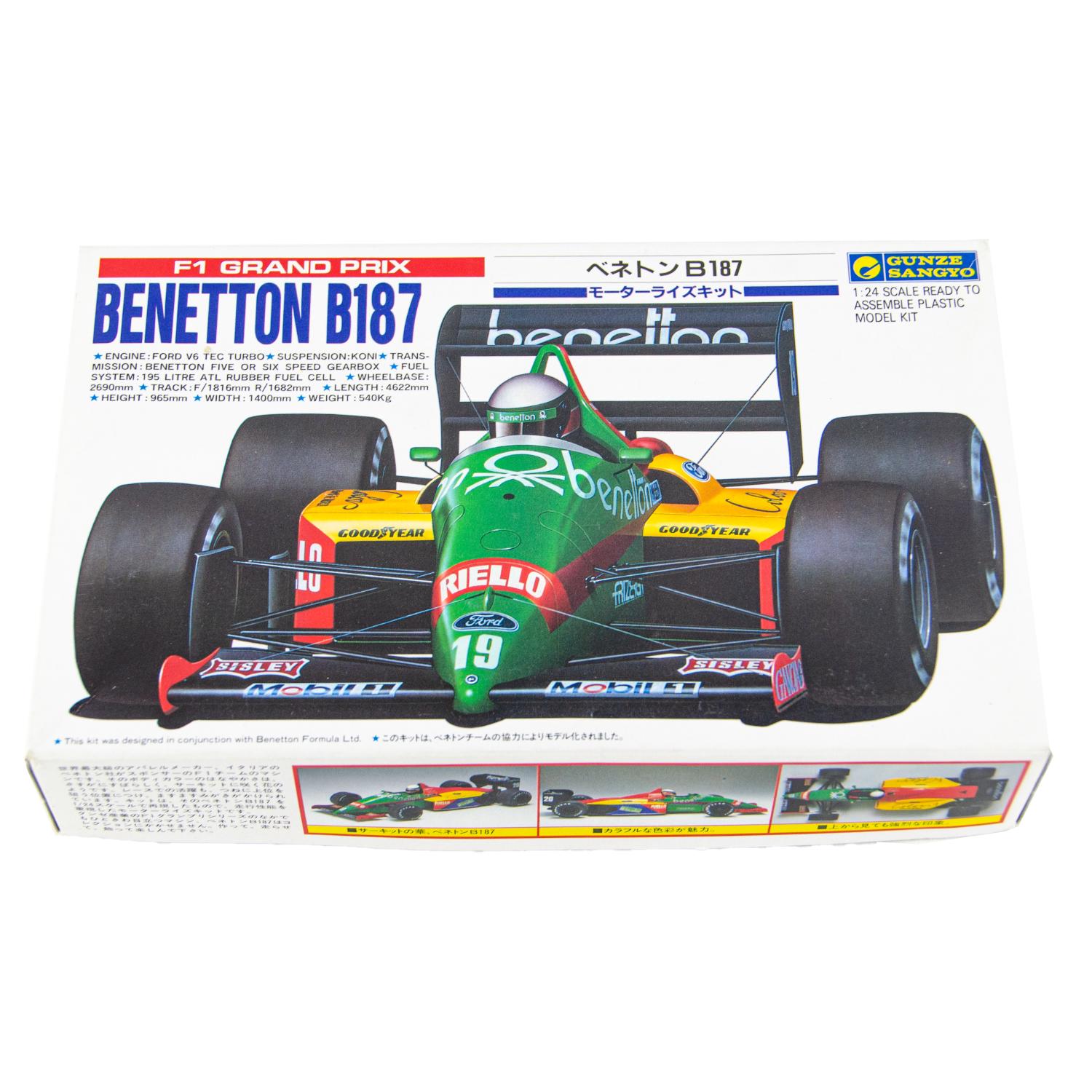 ヴィンテージ 1987 グンゼ産業 1:24 スケール F1 グランプリ