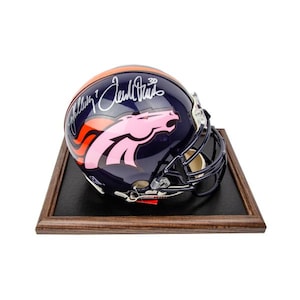 John Elway & Terrell Davis Signed 1998 Riddell Pro Full Size Broncos Helmet
