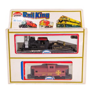 Rail King Sante Fe Locomotive Model Train 1/87 HO Scale 2 Pack