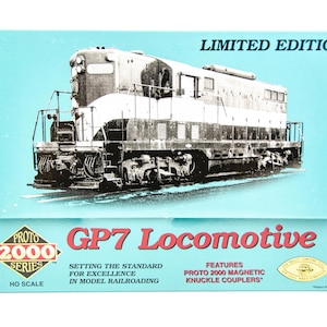 Proto 2000 HO GP7 CB&Q Everywhere USA West w/ Steam Generator Locomotive 23047