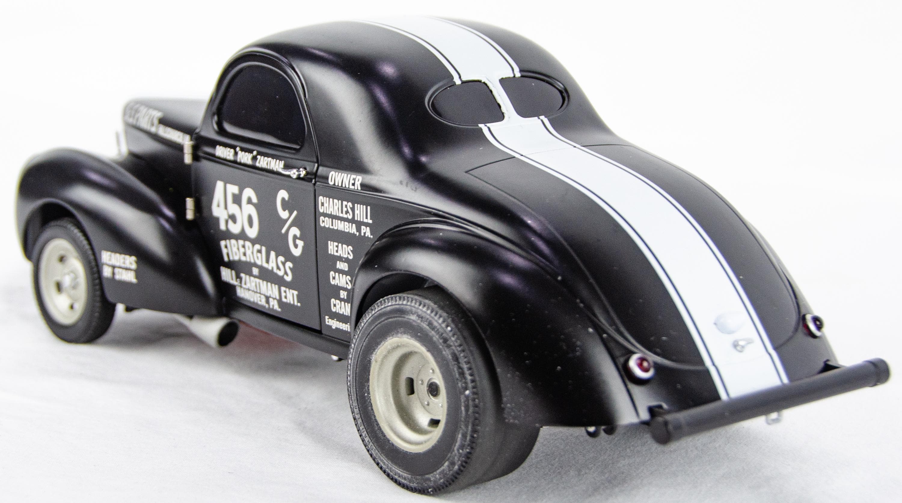 Voiture Miniature Ford Willys Gasser Custom 1940 - Modèle ACME échelle 1/18 - Collection Ou Décoration