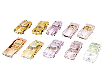 Lot de 10 boîtes à cigares Aurora vintage des années 1960