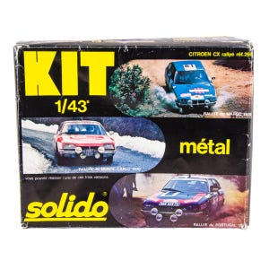 Rare Vintage Solido 1:43 Scale Citroen CX Rallye Diecast Model Car Kit