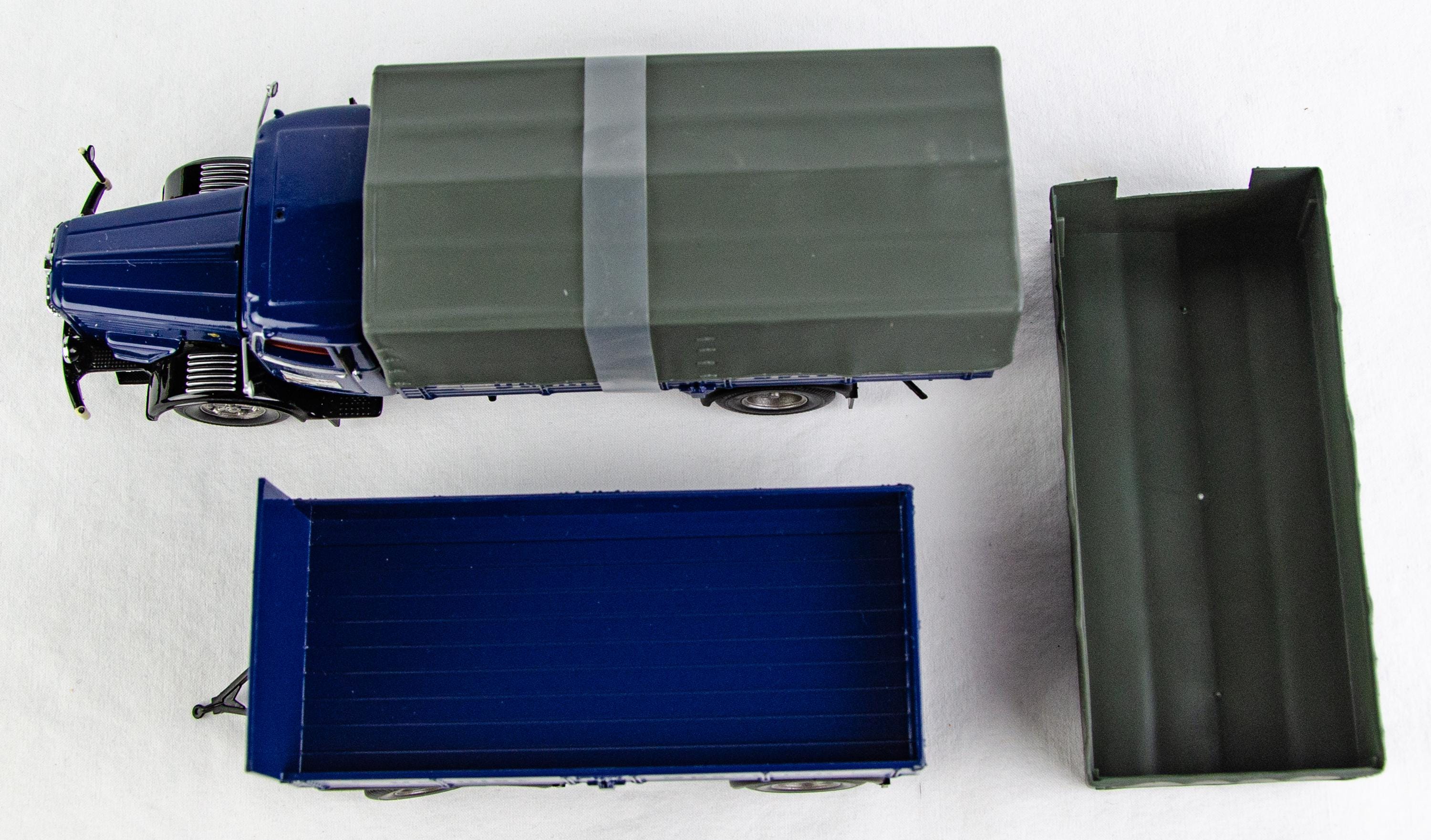 Minichamps Buessing 8000 S Canvas Truck & Trailer Dachser 1:43