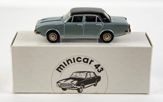 Pathfinder Models Minicar 43 1968 Ford Corsair 2000 E Blue 1 Pathfinder Models Minicar 43 1968 Ford Corsair 2000 E Blue 1