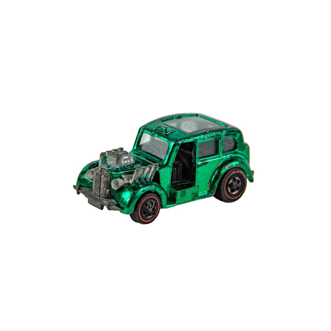 1970 Hot Wheels Mattel Redline Cockney Cab Green 1:64 Scale