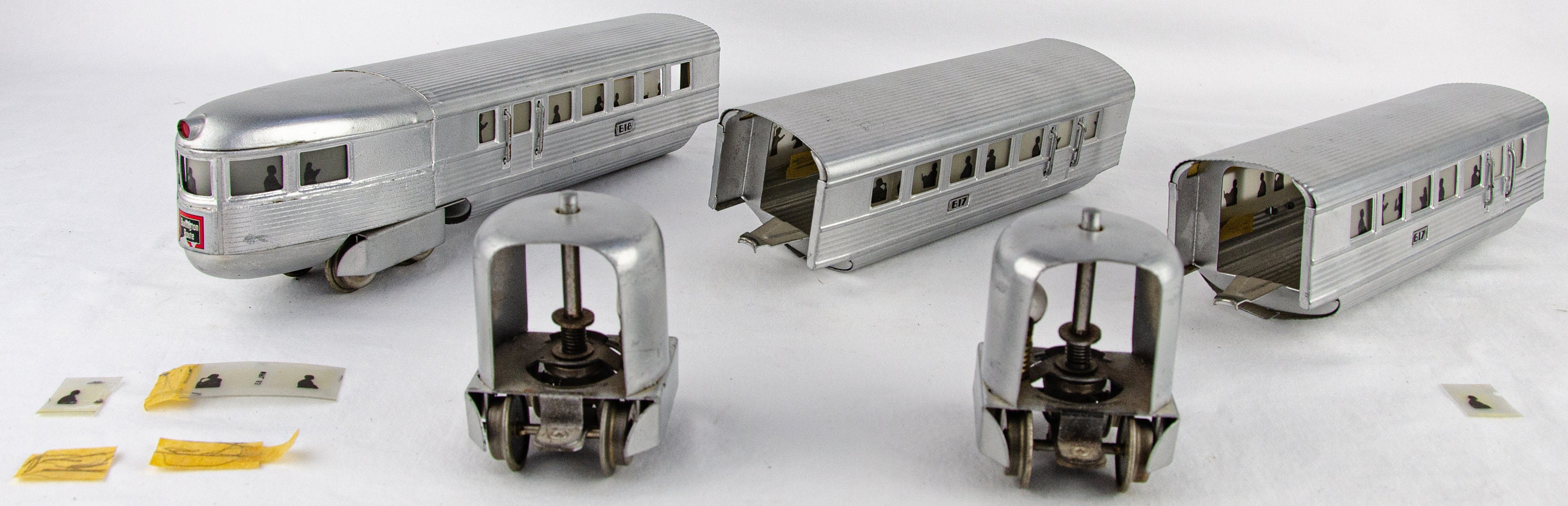 PreWar Lionel 9900 Burlington Zephyr / 1616 3617 & 1618 Etsy