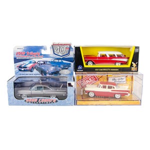 Chevrolet Impala & Nomad Simca Chambord 1:43 Scale Diecast Model Car 3P Lot