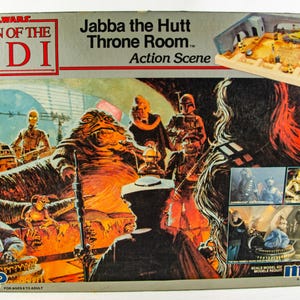 MPC Star Wars Die Rückkehr der Jedi Jabba the Hutt Throne Room Actionszene Modell