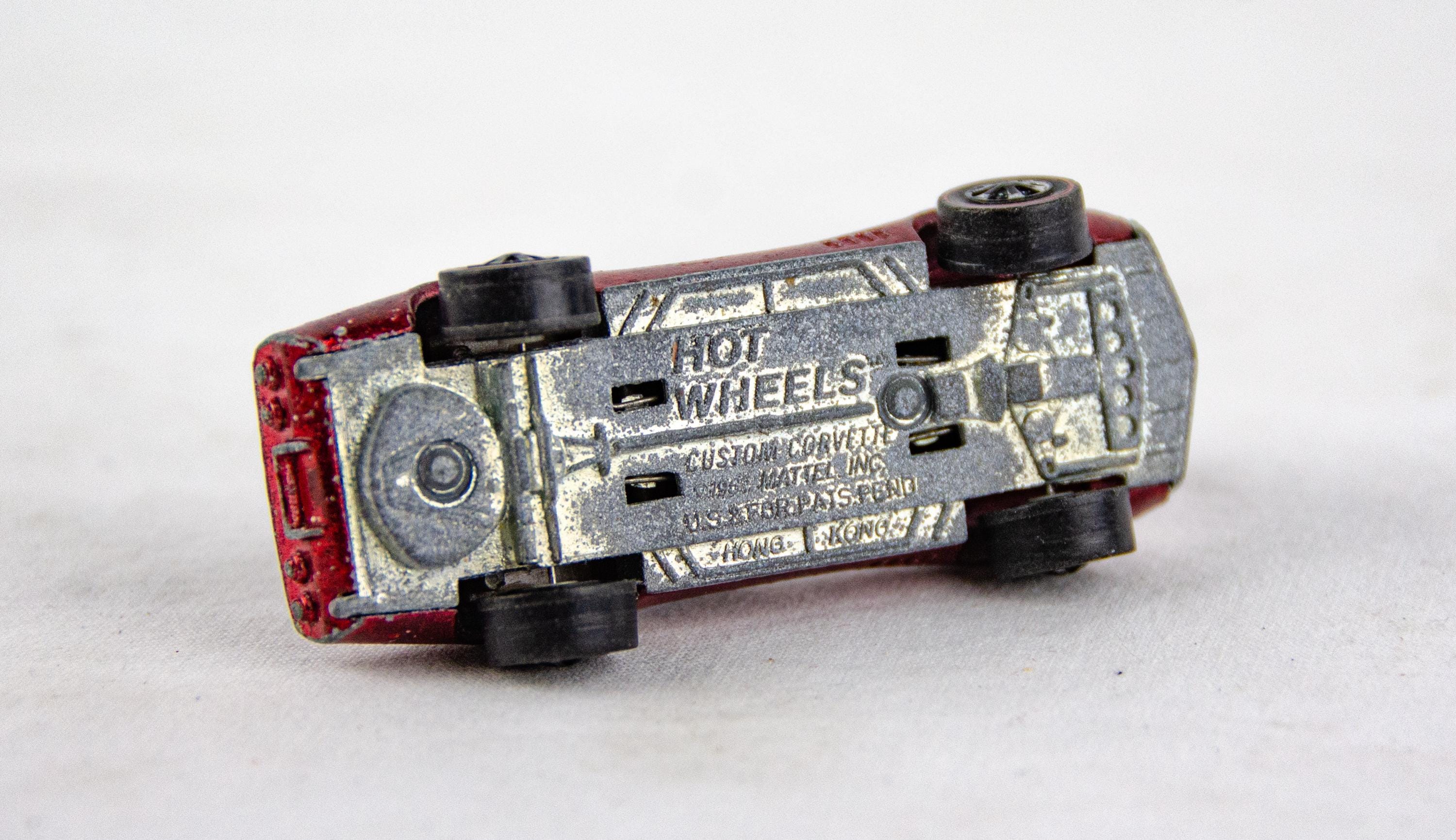 Vintage 1967 Hot Wheels Mattel Redline Custom Corvette Red 1