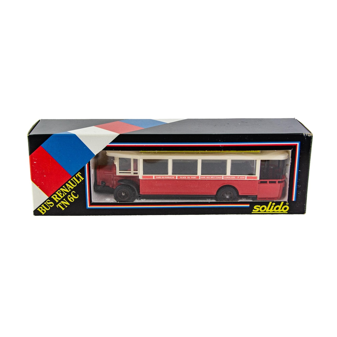 Solido france autobus renault tn 6 c lyonnais giraudy neuf en boite - Modélisme