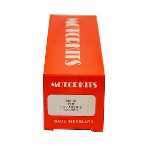 Rare Motorkits MK 16 1934 SS1 Airline Saloon 1:43 Scale Model Car Kit