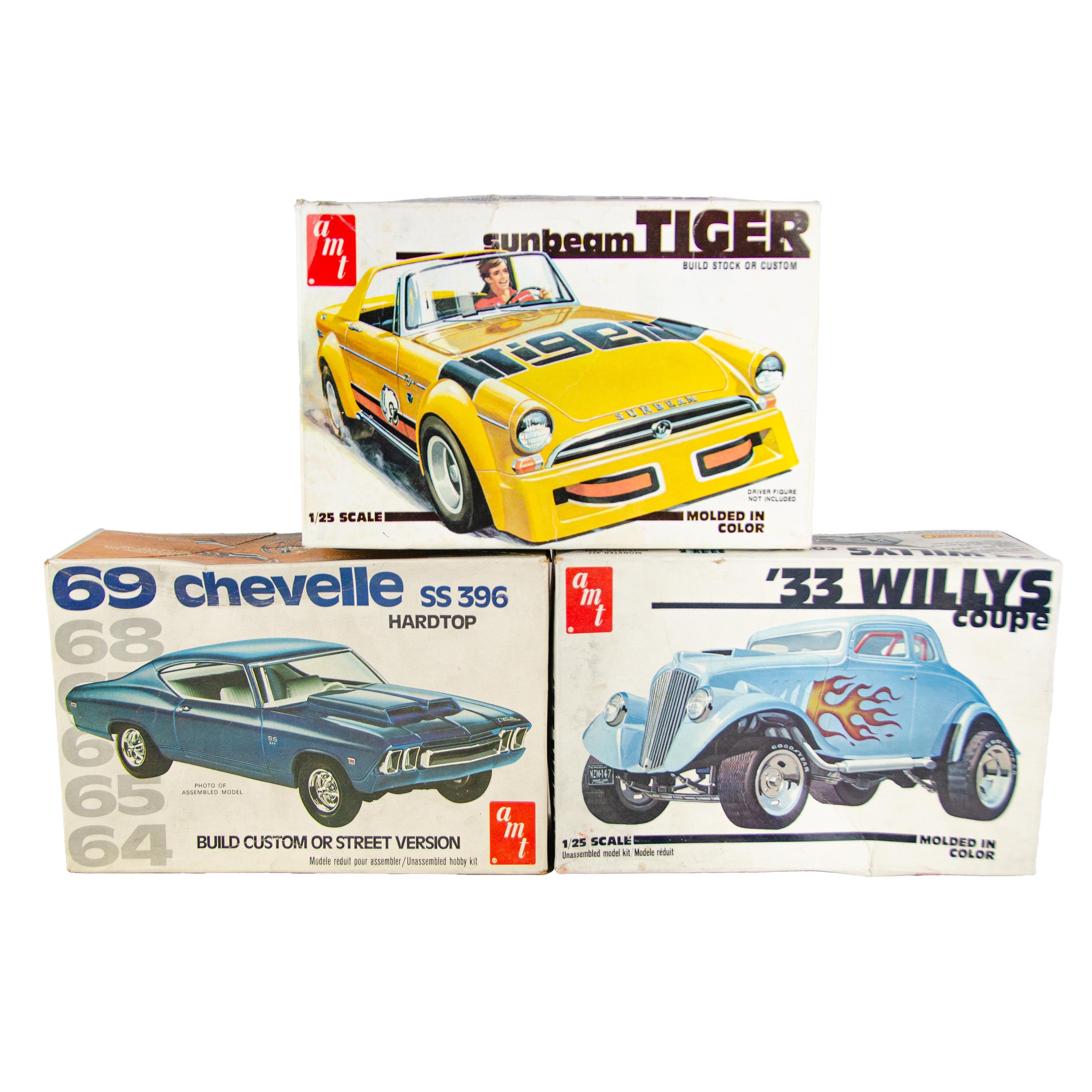 ミニカー AMT SUNBEAM TIGER MATCHBOX MODEL CAR AMT Sunbeam Tiger 1/25 Scale Model Kit #2003 *Open Box | eBay