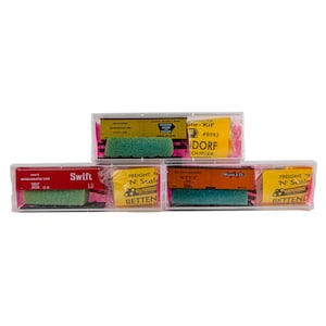 Assorted Roundhouse Meat Reefer 1:160 N Escala Modelo Trem Carga Kit 3P Lote