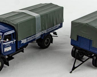 Minichamps Buessing 8000 S Canvas Truck & Trailer Dachser 1:43