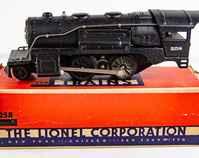 Lionel 258 Steam Locomotive O27 Scale Model Train Engine Car - Etsy