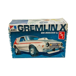Original Issue AMT T216 AMC Gremlin X Mini Muscle Car 1:25 Scale Model Car Kit