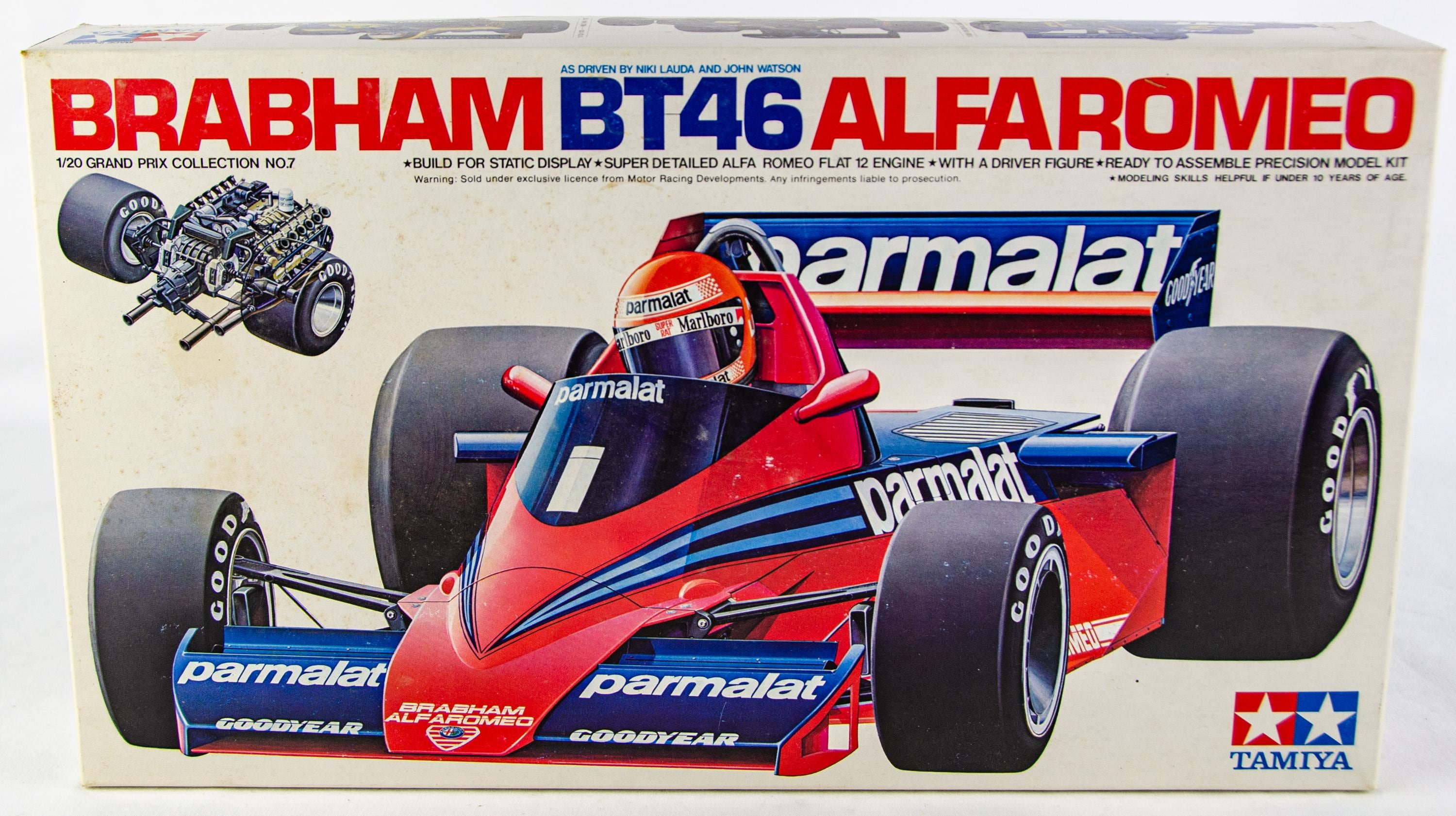 BRABHAM BT46 ３台セット Tamiya Grand Prix Brabham BT46 Alfa Romeo Japan 1:20 Scale Model