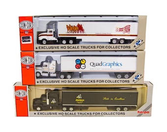 Con-cor Semi Tractor Trailer 1:87 HO Scale Model Train Layout