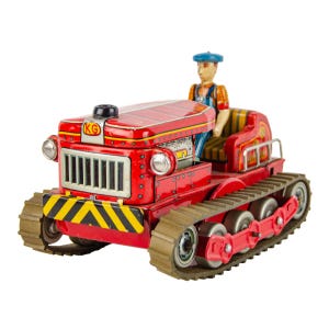 Ultra Rare Trade Mark Modern Toys Japan 1950s K55 Electric Tractor Model Truck