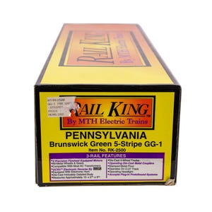 Rail King 1:64 O27 Scale Pennsylvania Brunswick Model Train Locomotive RK-2500