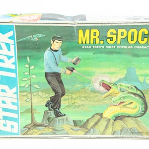 1968 Original AMT Star Trek Mr. Spock Model Figure Kit