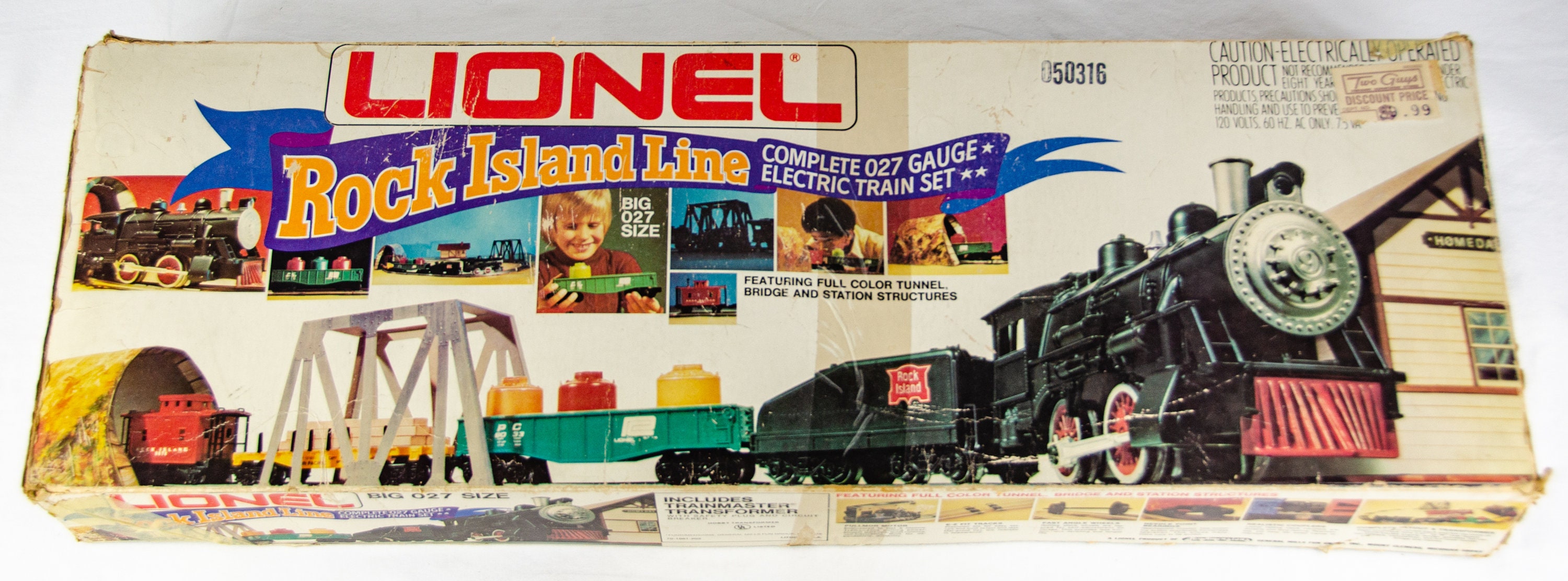 Lionel Rock Island Line Steam Engine Big O27 Gauge Model Electric