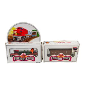 Bachmann Freight Cars Reefer & Flat Bed w/ Missile 1:160 N Scale Train 2P Lot