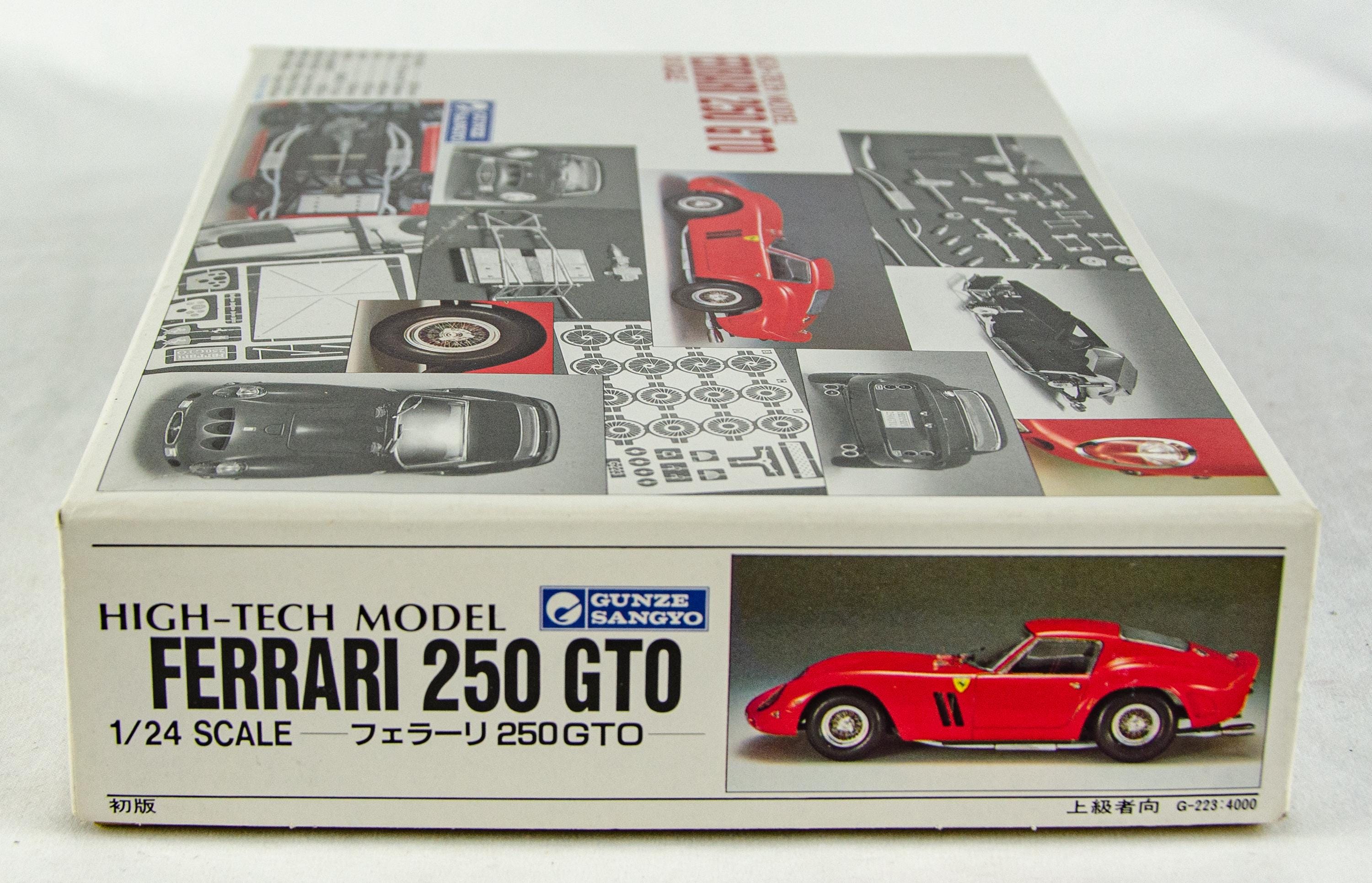 グンゼ産業 ハイテックモデル フェラーリ 250 GTO ジャパン 1:24 スケール モデルカーキット - Etsy 日本