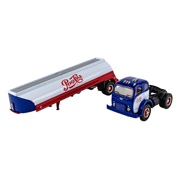 First Gear 1953 White 3000 Tractor Tank Trailer Pepsi 1:34 Scale
