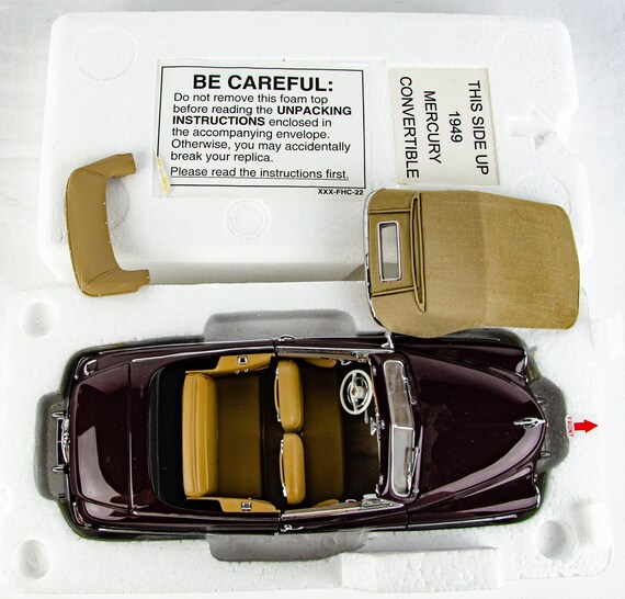 Buy Danbury Mint 1949 Mercury Convertible Limited Edition 1:24