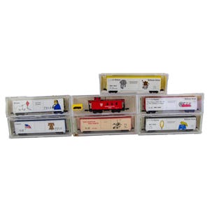 Bevbel Historic J & J Baltimore Circus Box Car 1:160 N Scale Train Car 7P Lot