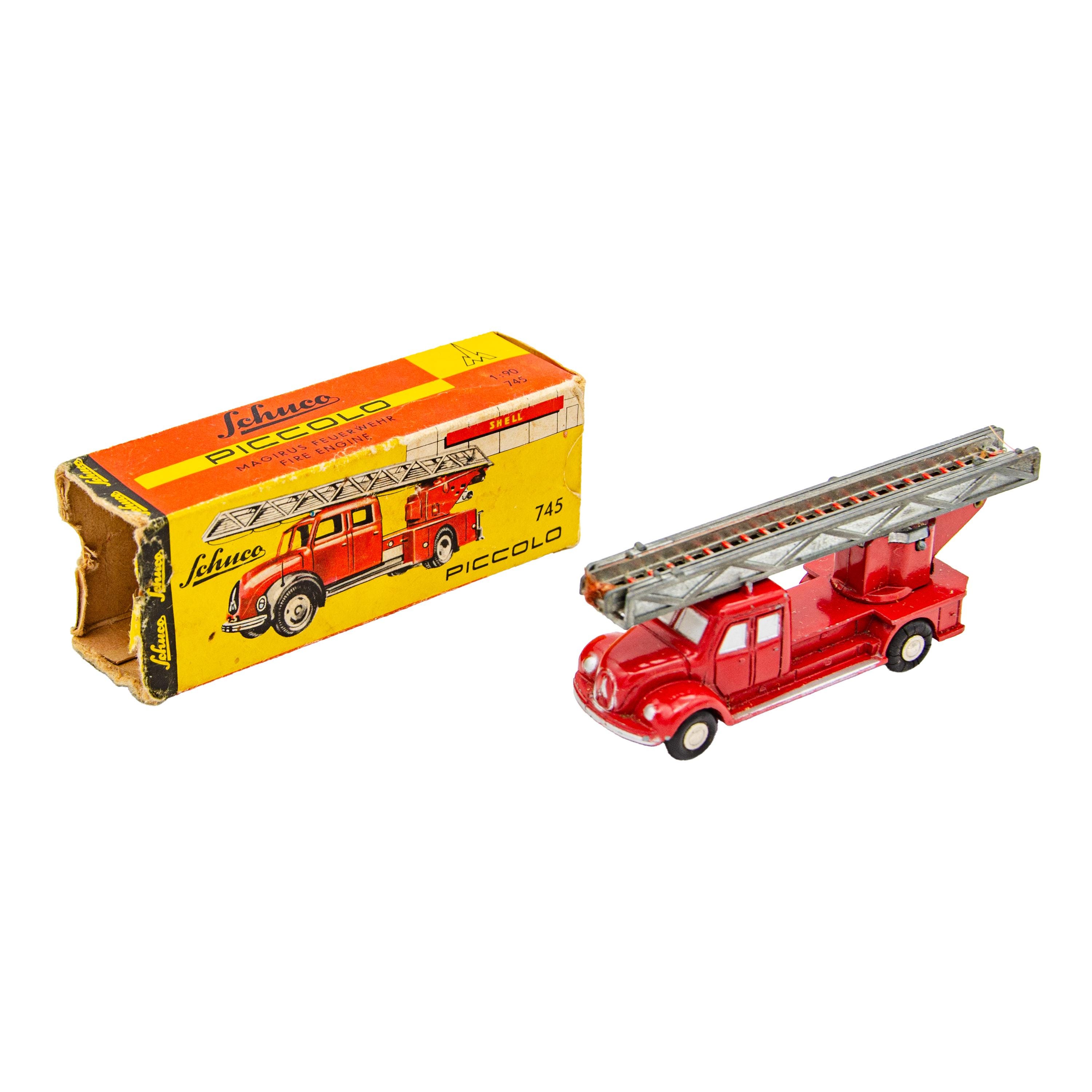 Schuco PICCOLO MESSE 2006年 Vintage 1950s Schuco Piccolo Diecast Fire Engine 1/90 Scale