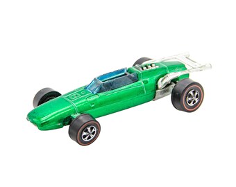 INDY EAGLE - Green 1969 Hk Original Vintage Hot Wheels REDLINE