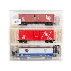 Assorted Micro Train Lines 1:160 N Modell Zug Güterwagen 3P Lot
