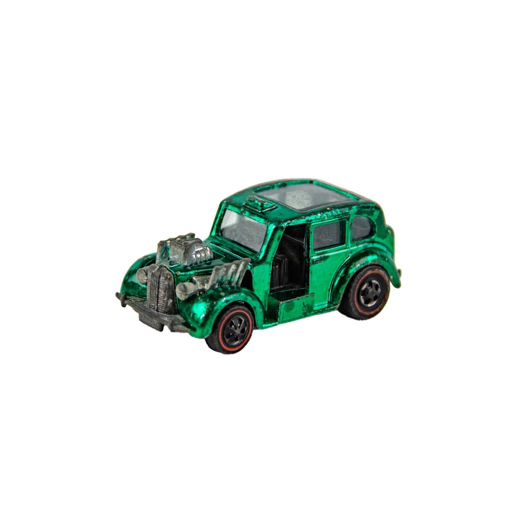 1970 Hot Wheels Mattel Redline Cockney Cab Green 1:64 Scale