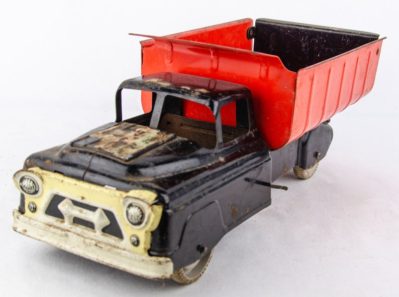 Vintage 1950s Louis Marx 15 Pressed Steel Hydraulic Dump Etsy