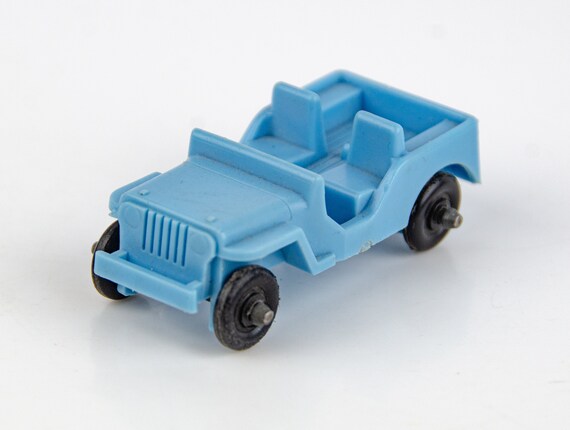 Vintage 1960s Jeep Wrangler Light Blue 2 1/2 Plastic Toy - Etsy