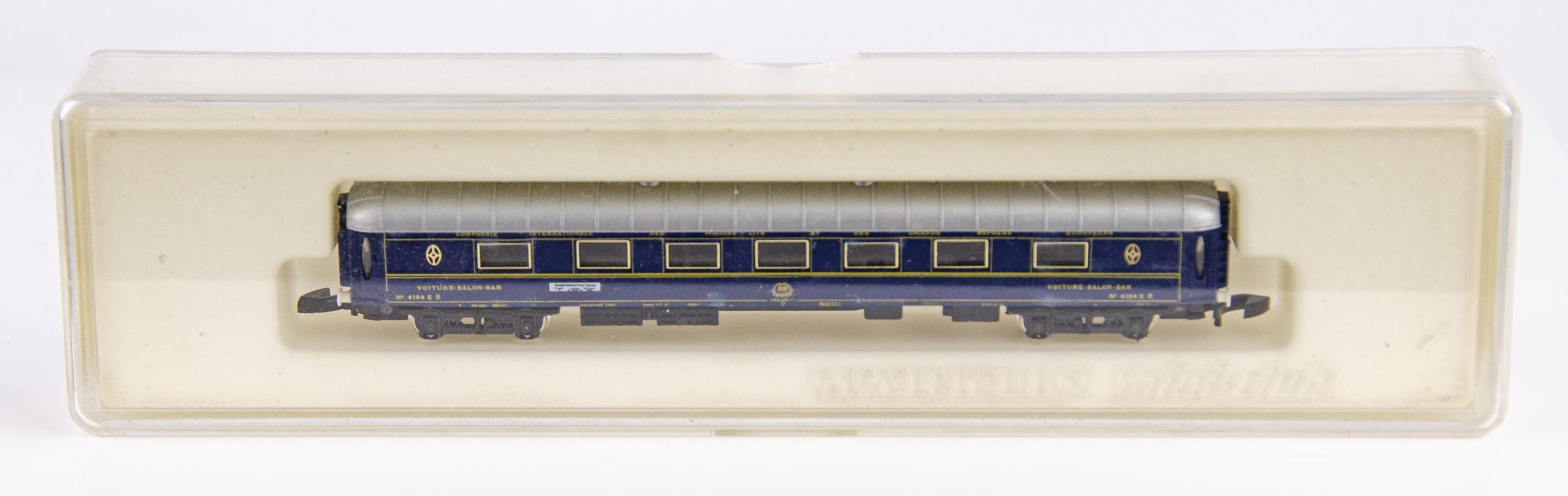 Vintage Marklin Mini-club 8778 German Z Scale Orient Express Salon
