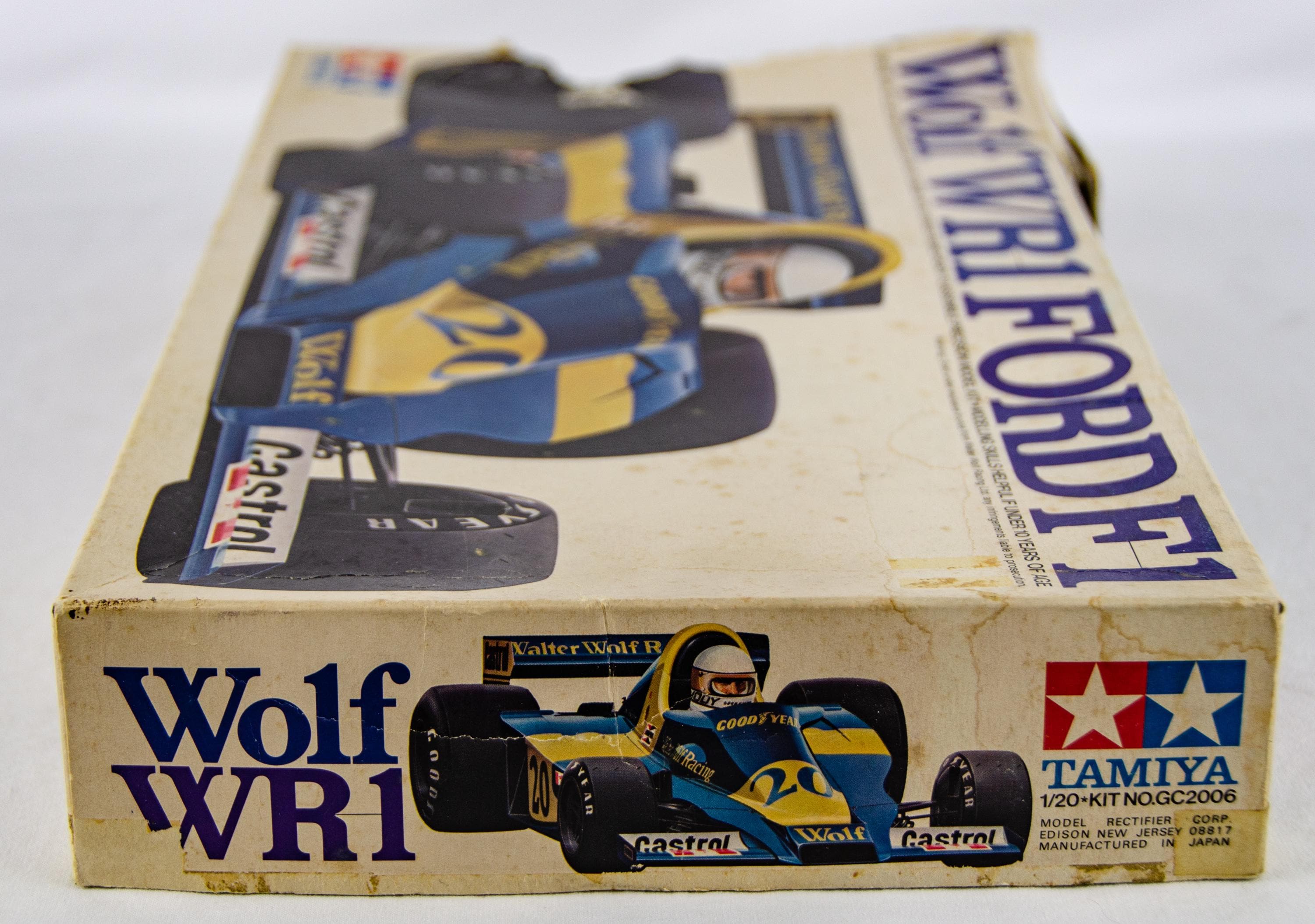 Tamiya Grand Prix Wolf WR1 Ford F1 Japan 1:20 Scale Model Race Car