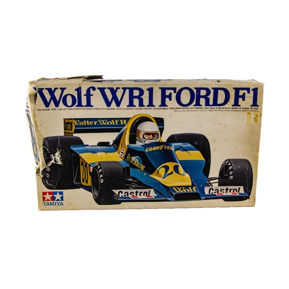 Tamiya Grand Prix Wolf WR1 Ford F1 Japan 1:20 Scale Model Race Car