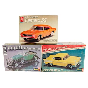 Revell AMT Camaro SS Cadillac Phaeton e Chevy Hardtop Modelo de Carro Kits 3P Lote