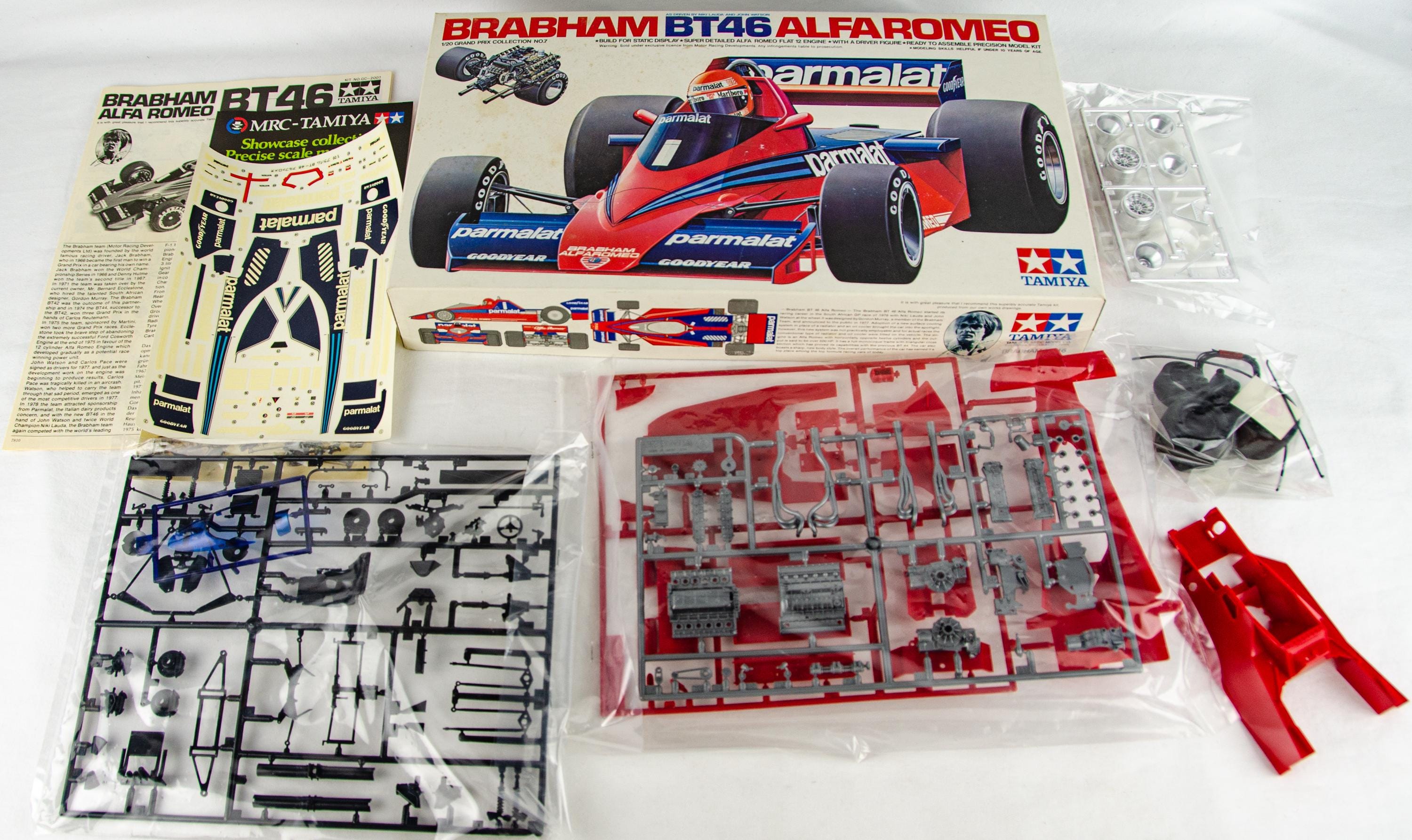 Tamiya Grand Prix Brabham BT46 Alfa Romeo Japan 1:20 Scale