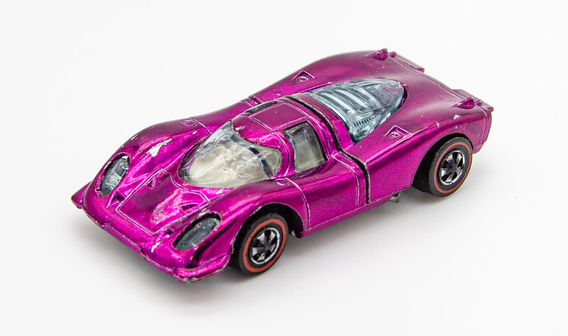 RARE 1970 Mattel Hot Wheels Redline Porsche 917 US Gray Enamel In Mint - Foto 11