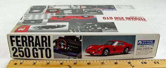 グンゼ産業 ハイテクモデル フェラーリ 250 GTO 日本 1/24スケール