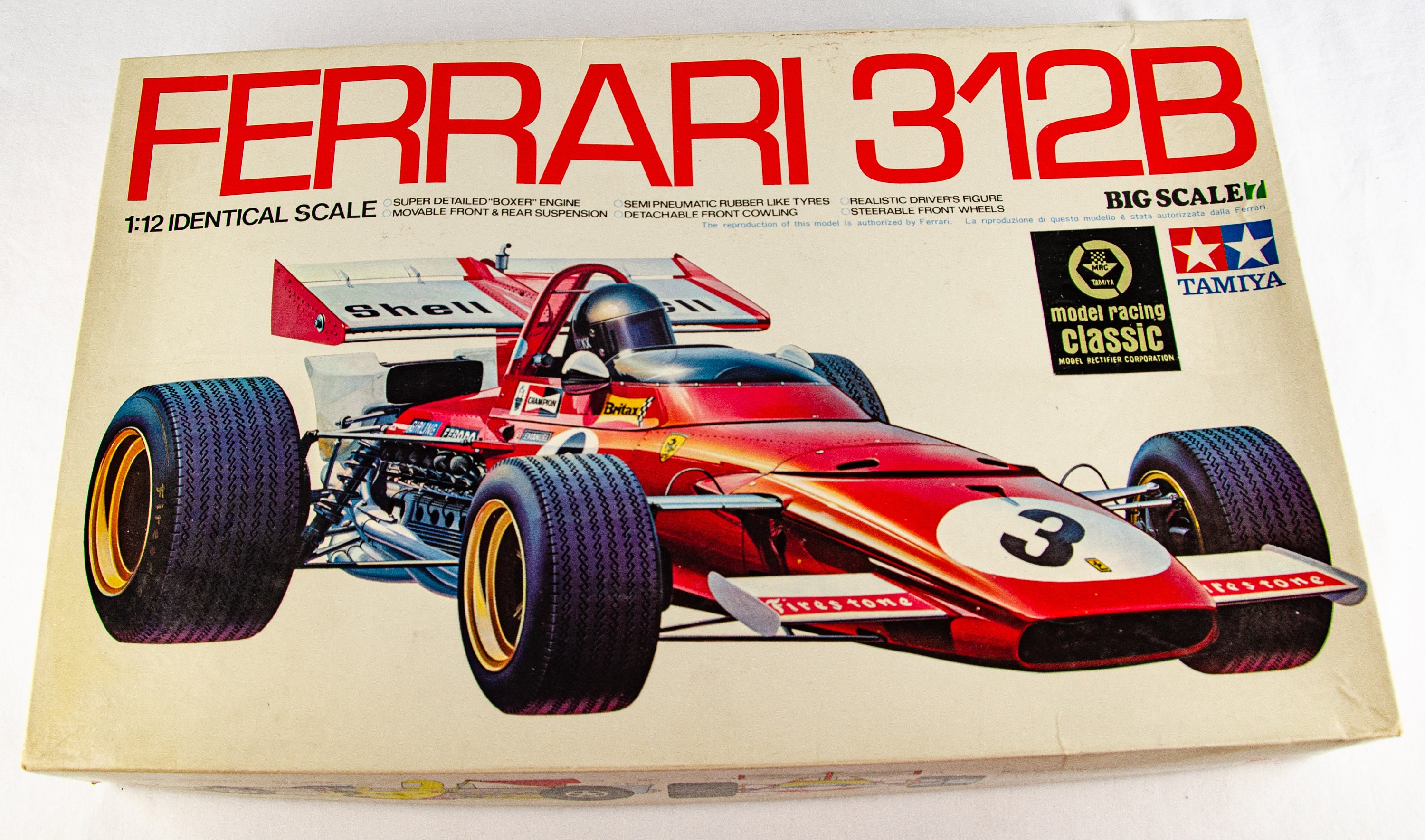 Tamiya Ferrari 312B Big Scale Model Series 7 Japan 1:12 Scale Model Racecar  Kit -  Sweden