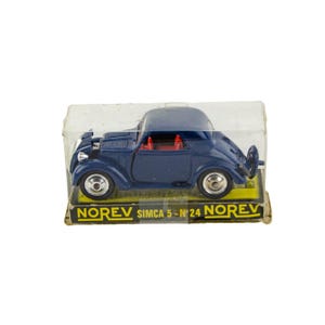 Norev No. 24 Simca 5 Blue France 1:43 Scale Model Car