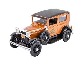Rare Liberty Classics 1:25 Scale Ford Model A Sedan Highway Patrol Diecast Car