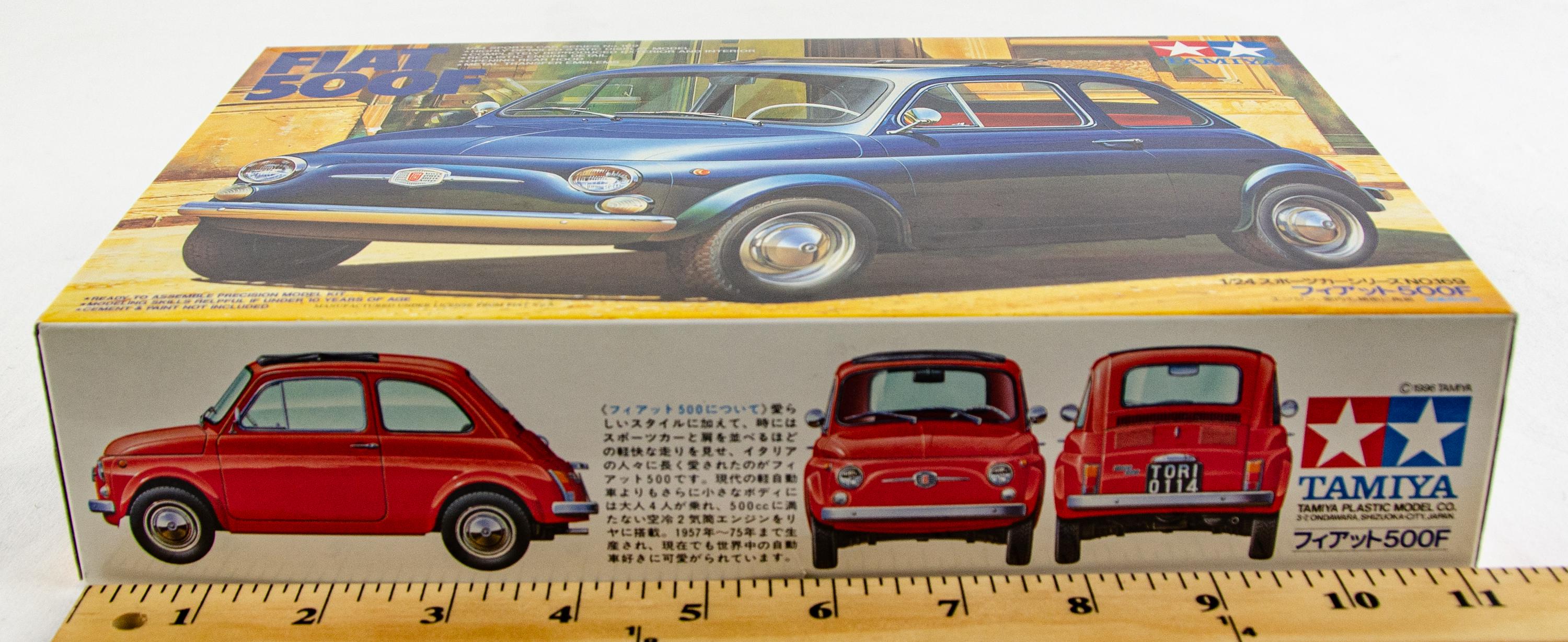 1996 Tamiya 24169 Fiat 500F Japan 1:24 Scale Plastic Model