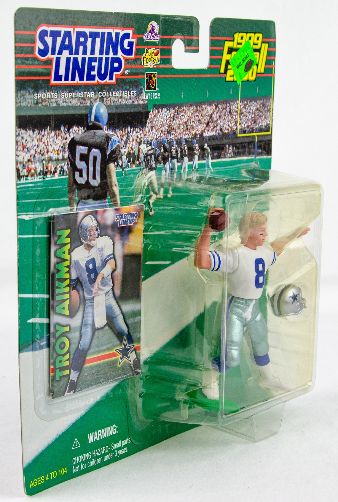 SLU New NFL Kenner Starting Lineup Figures Dallas Cowboys Troy Etsy